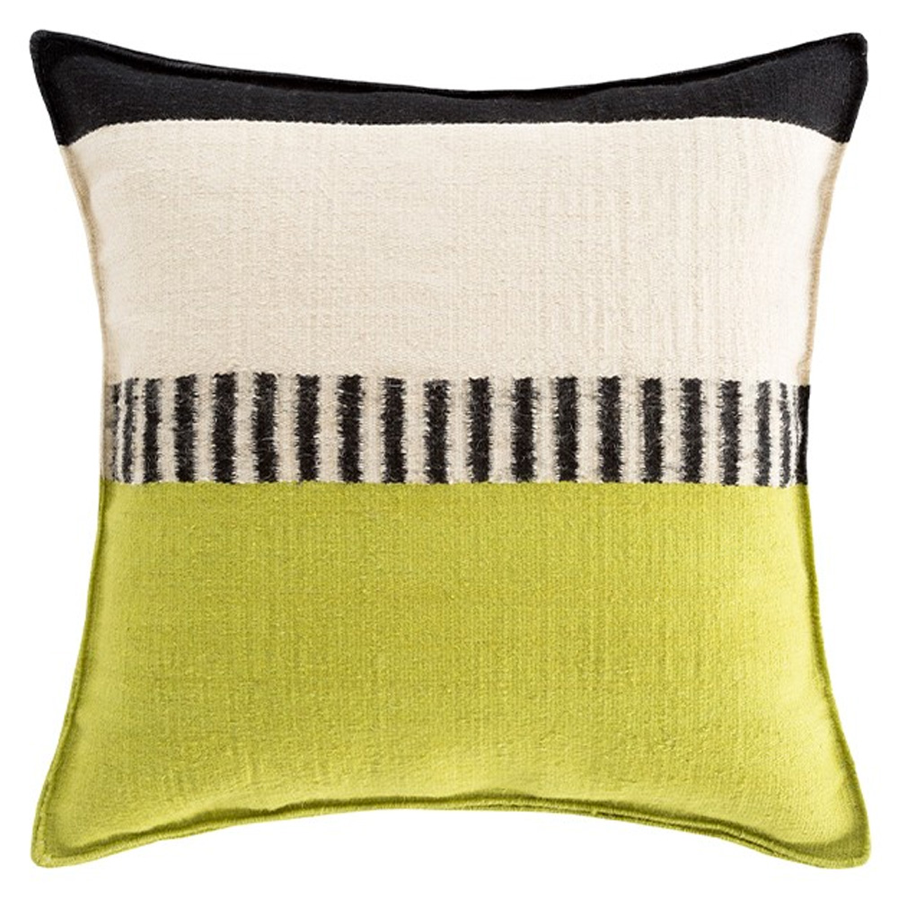 Cojín Rustic Chic Geo Pistachio cuadrado GAN