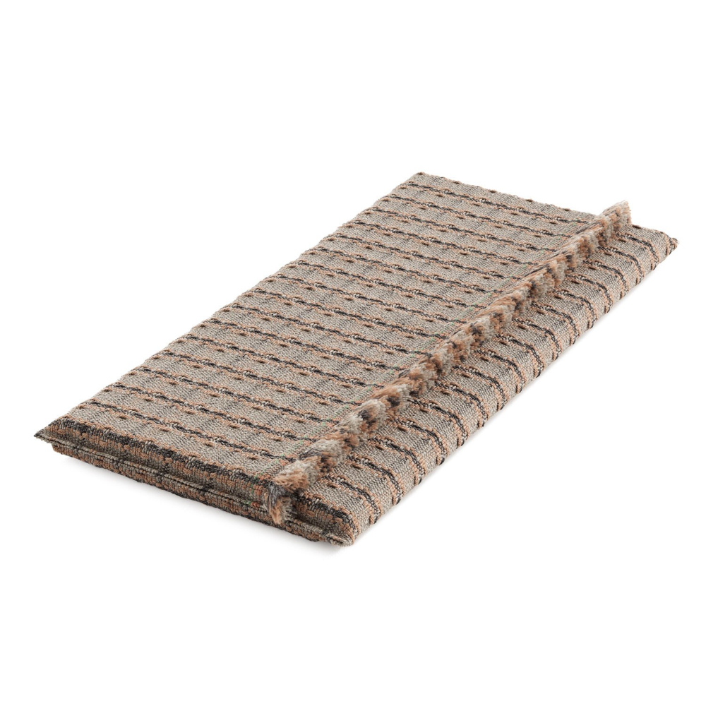 Colchoneta Small Garden Layers Checks terracotta GAN