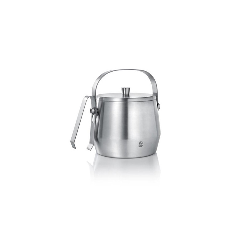 CUBO HIELO CON PINZAS INOX