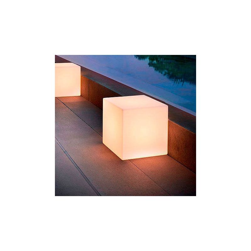 Lámpara de mesa Cubo Led 25