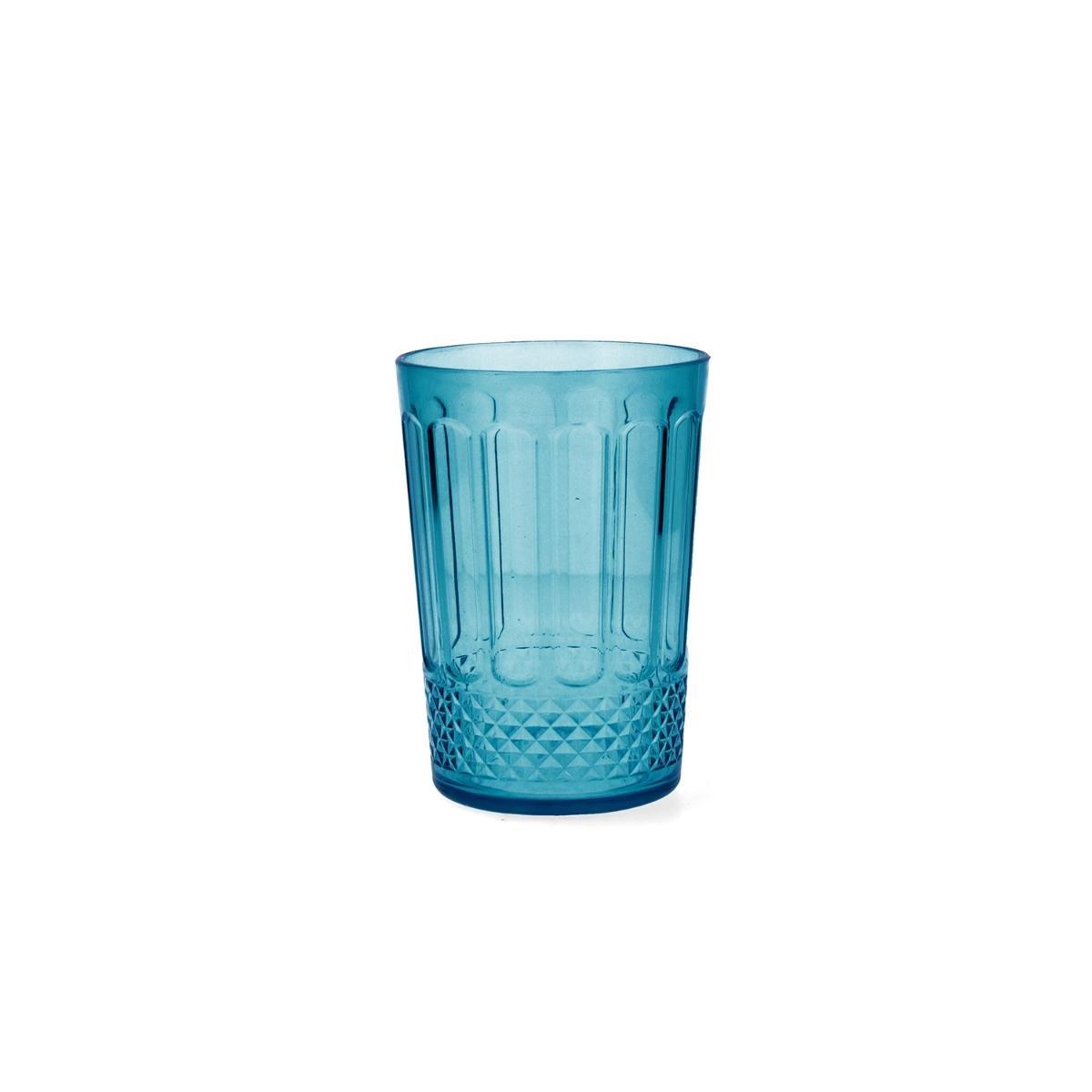 Quid Vaso Poliestireno Gaia 40 cL Turquesa (12 Unidades)