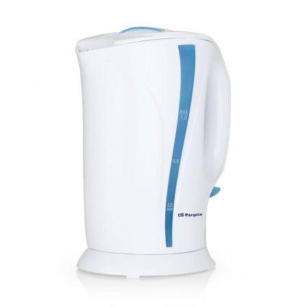 Orbegozo KT 5002 Hervidor de Agua Eléctrico 1L 900W, Apagado Automático, Protección Sobrecalentamiento, Libre de BPA