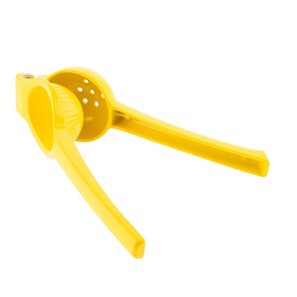 Koala Exprimidor de Plástico Amarillo 20x6x5 cm - Pack de 12 Unidades, Fácil Limpieza, Higiénico, Sin Cadmio ni Plomo.