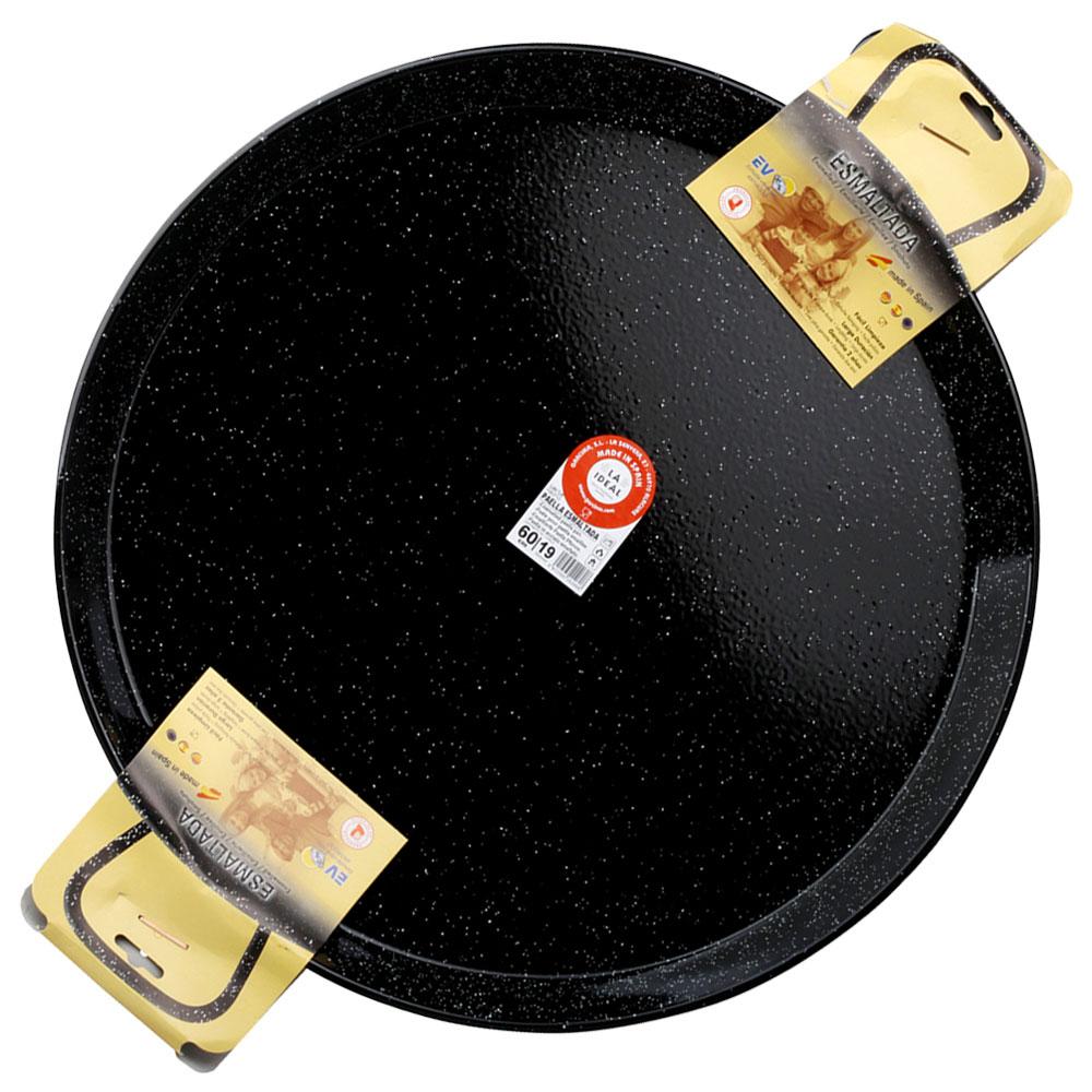 Garcima Cm/ 19 R Paellera Valenciana Esmaltada Antiácido La Ideal, Diámetro 60 cm, 19 Raciones, Apta Gas/Leña/Horno (4 Unidades)