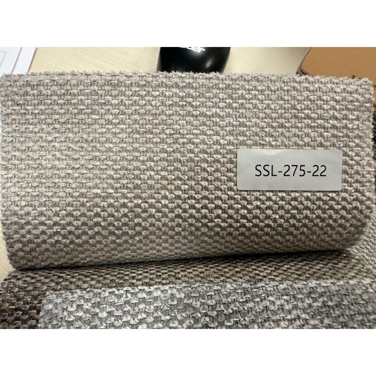 DKD Home Decor Taburete Moderno Ajustable de Poliéster y Nogal Beige Marrón 53 x 101.5 x 54 cm