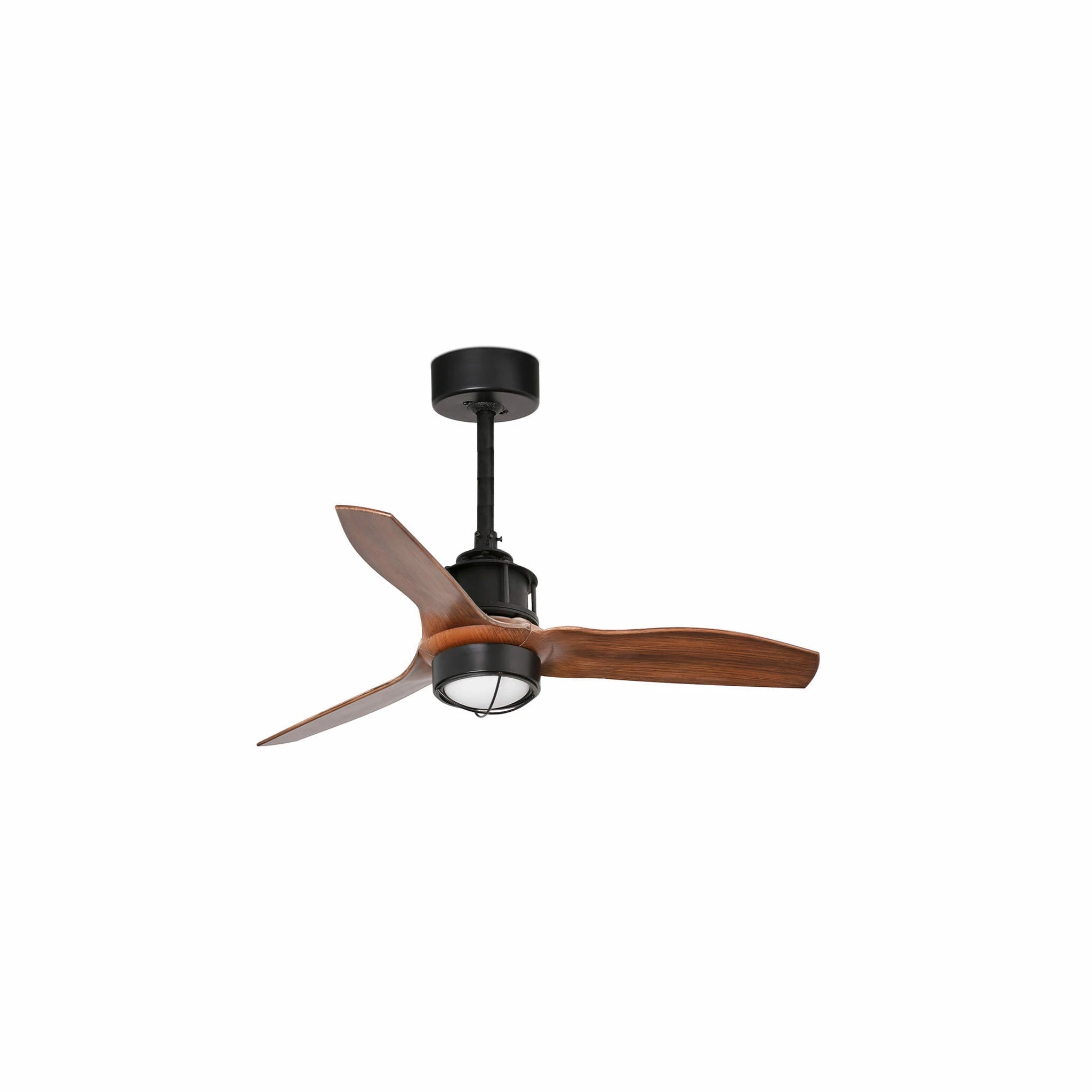 Faro JUST FAN XS LED Ventilador sin luz acero y cristal 33425-10