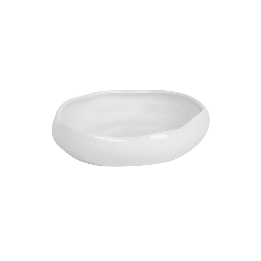 Avet Bol Plano Colección Organic Porcelana 14 cm Diámetro x 3,5 cm Altura - Set 3 Piezas