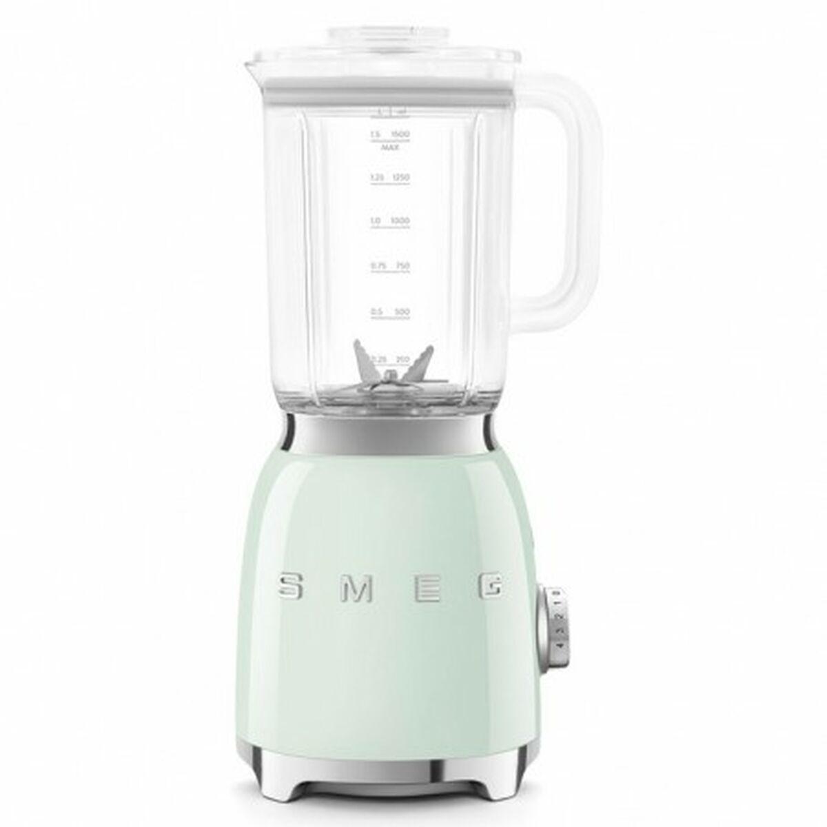 Smeg BLF03PGEU Batidora de Vaso Cristal Verde