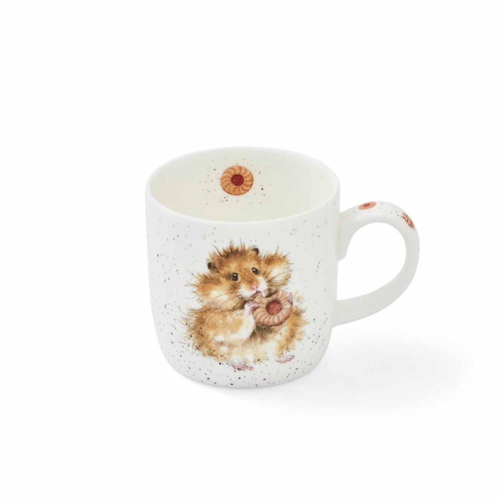 Royal Worcester - Set de 6 Tazas Mug Hamster 310 ml Colección Wrendale Design - Aptas Lavavajillas y Microondas (Alto 8 cm, Ancho 12 cm)