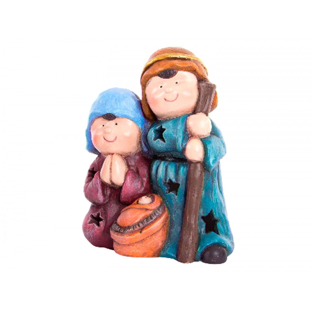 Figura fibra de vidrio Nacimiento con Led