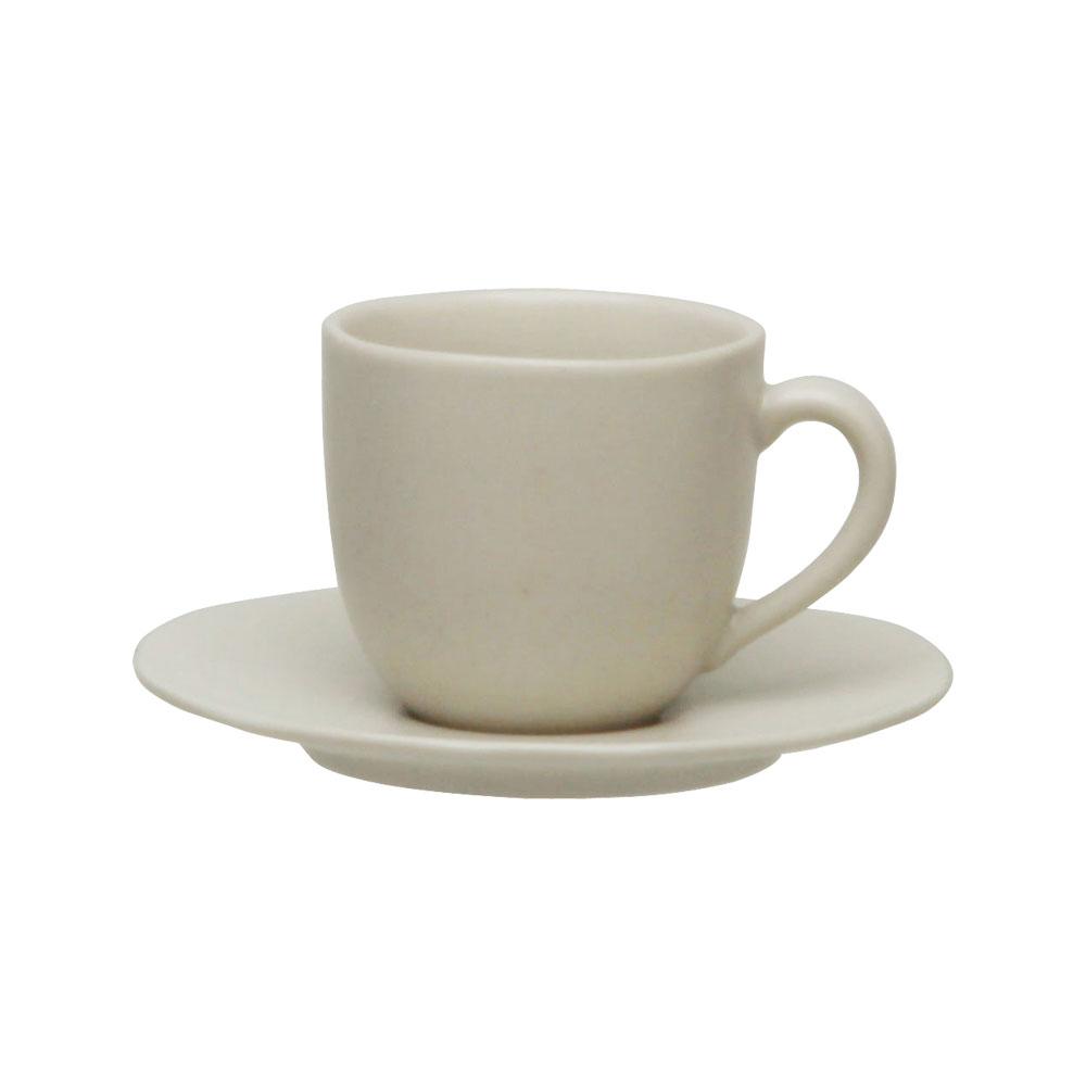 Avet Taza de Café Stoneware 120 ml Colección Cobble Juego de 6 Piezas