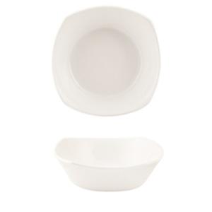 SUMMA Noubon Bol Casketo 19x19 cm - Colección NOUBON, Porcelana Color Marfil (6 Unidades)