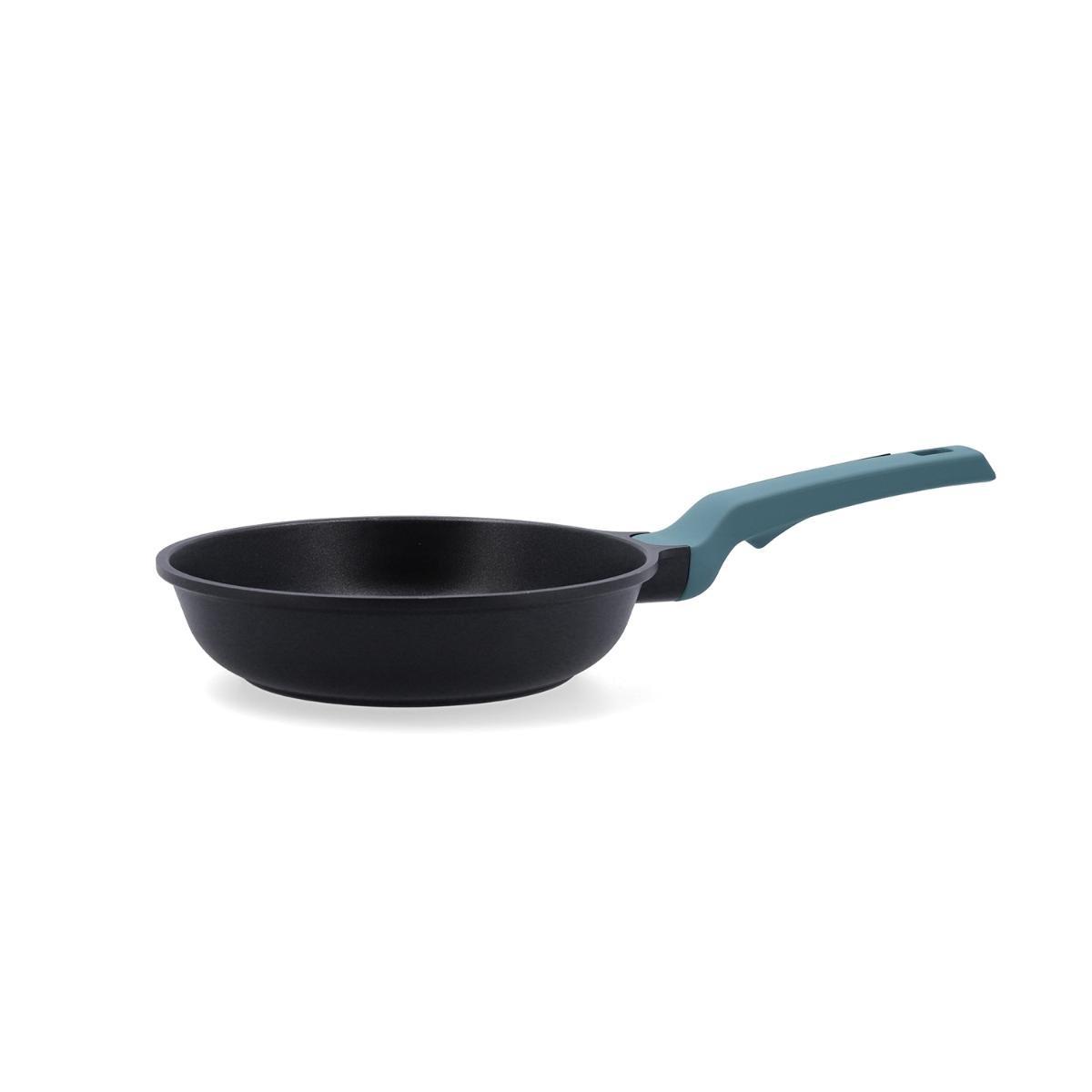 Quid Sartén Confort de Aluminio Fundido 22 cm, 2 capas antiadherentes, Apta para Inducción, Vitrocerámica y Gas