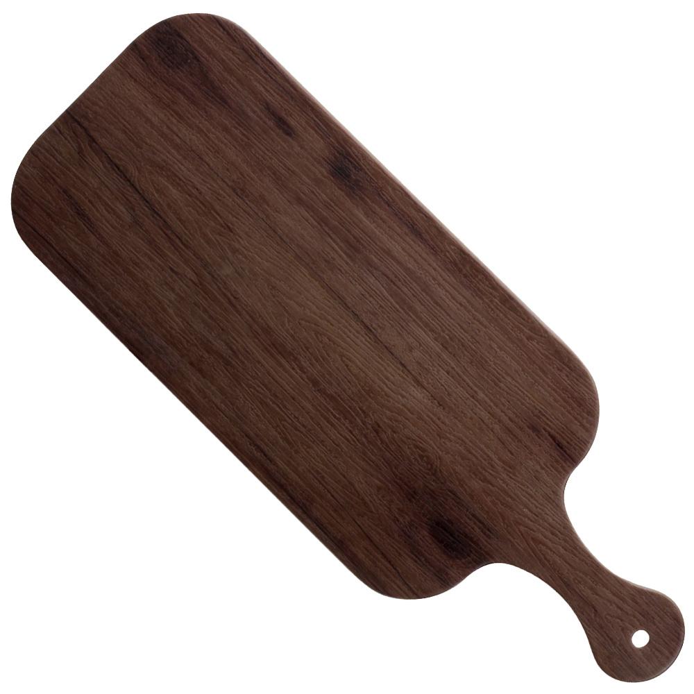 1946 Tabla de Servir Mela Gourmet de Melamina con Aspecto Madera, Libre de BPA y Apta para Lavavajillas, Medidas 40x20 cm