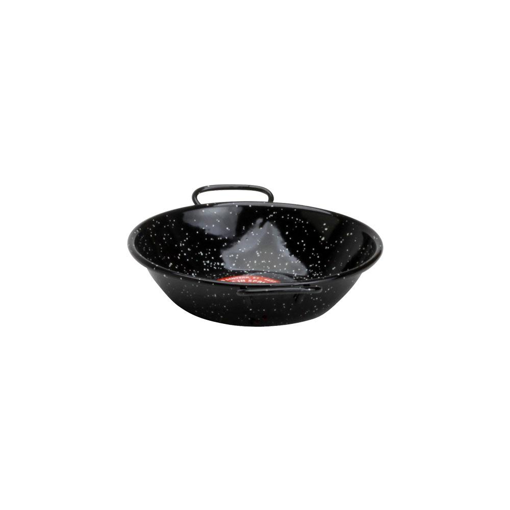 Garcima Paella La Ideal Honda con Asas Esmaltada Antiácido, 16 cm Diámetro (6 Unidades) 0.45L. Apta para Inducción, Gas, Vitro y Horno.