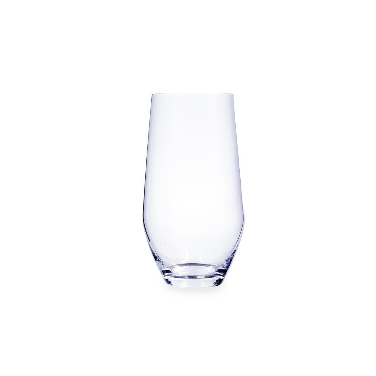 Bohemia Vaso Alto Cristalín Magnus | Set de 6 Vasos de Vidrio Transparente | 40 cL de Capacidad