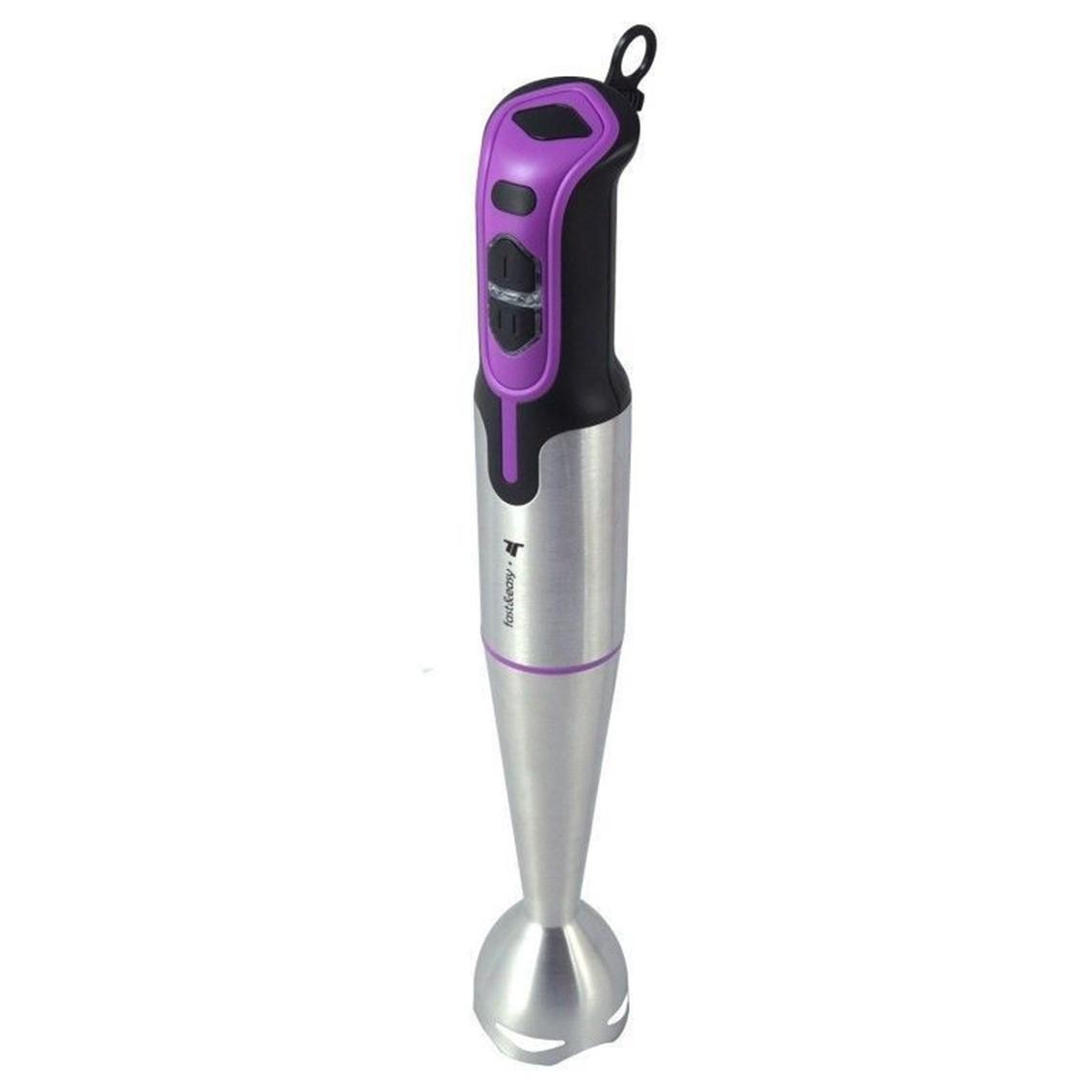 Thulos Batidora de Mano TH-BM512 700W Morado - 2 Velocidades, Acero Inoxidable, Vaso Medidor 800ml