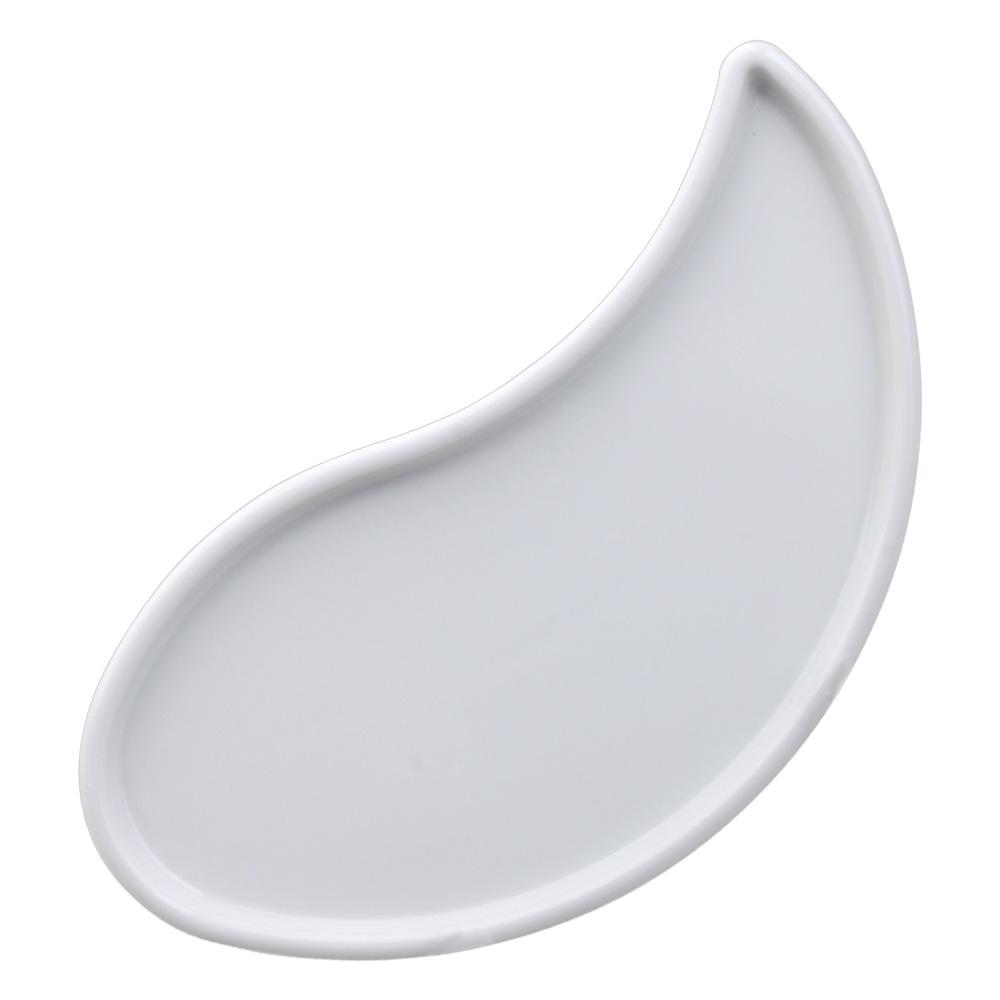 Avet Plato/Fuente "Gota" 23x11 cm (4 Unidades) para pinchos y aperitivos - Colección Speciality, plano con borde redondeado.