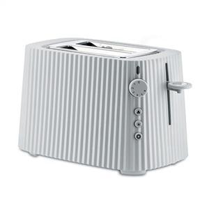 Alessi MDL08 W Tostadora Plissé Blanca - Diseño de Michele De Lucchi