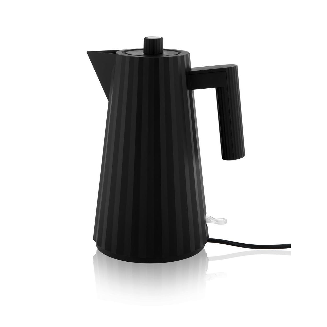 Alessi MDL06 B Hervidor Eléctrico Plissé Negro 1,7 Litros - Diseñado por Michele De Lucchi