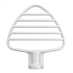 Kitchenaid 5KSMPB5W Batidor para Masa Blanco, Revestimiento de Aluminio, Compatible con Batidoras Amasadoras Medianas
