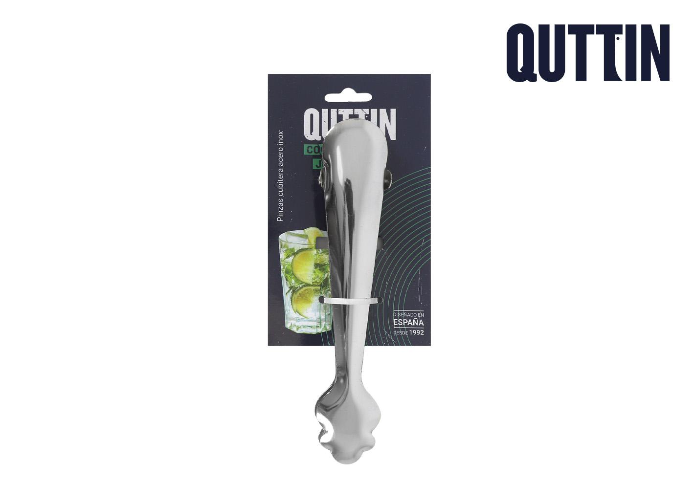 Quttin Pinzas para Cubitos de Hielo de Metal 19 cm (24 Unidades)