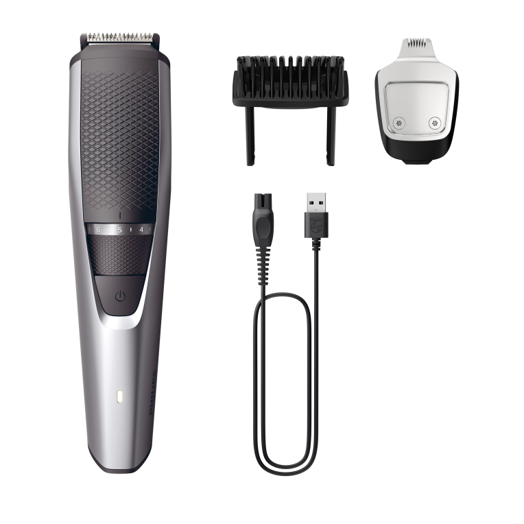 Philips Afeitadora Beardtrimmer Series 3000 Bt3239 - 20 posiciones, recortador de precisión, carga rápida
