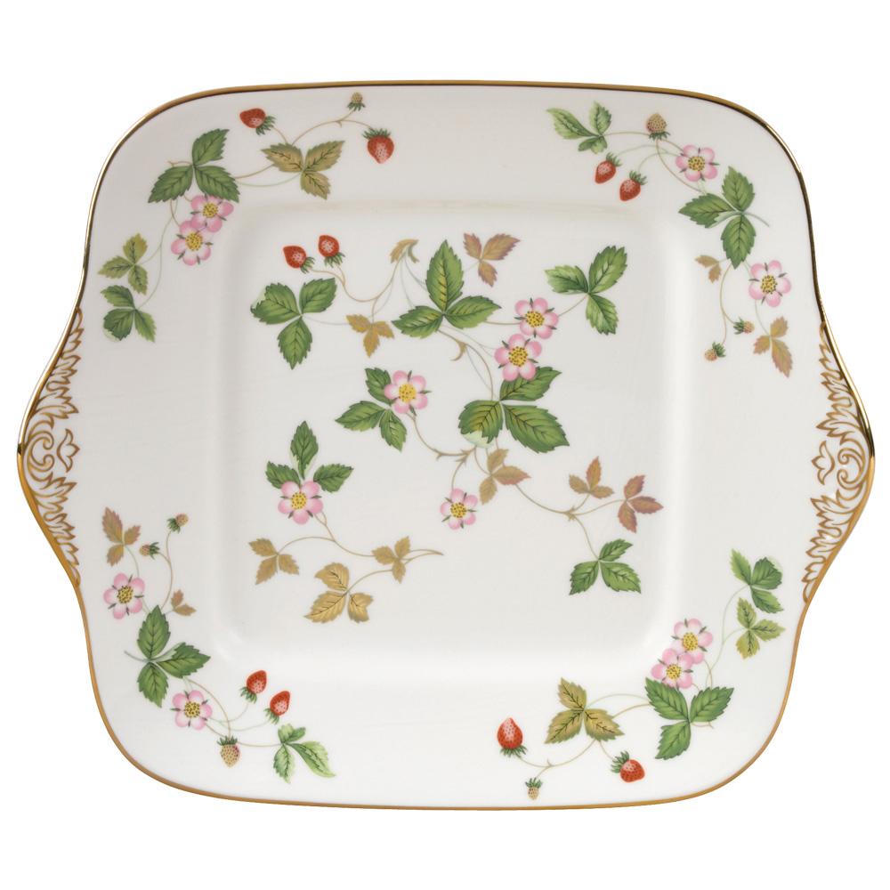 Wedgwood Pastelera Wild Strawberry Bone China 27 cm (4 Piezas)