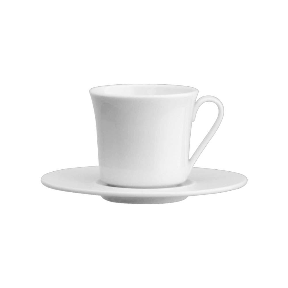 Avet Taza Café con Plato de Porcelana 100 ml, 6 Unidades Colección Galaxy
