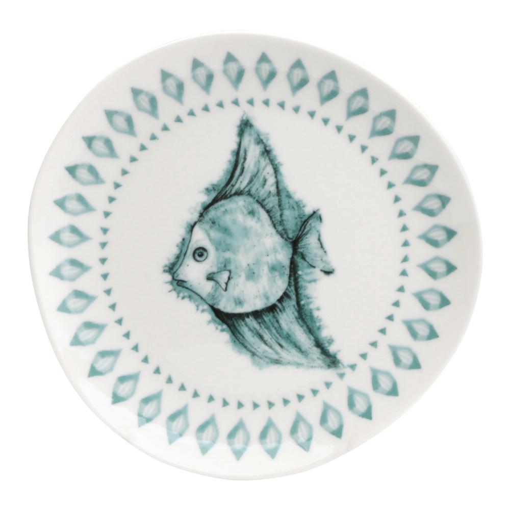 Avet Plato Postre Irregular 20 cm de Stoneware (12 Unidades) Colección Tenedos