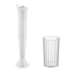 Alessi MDL10 W PLISSE Batidora de Mano Blanca - Diseño por Michele De Lucchi, Fácil de Limpiar