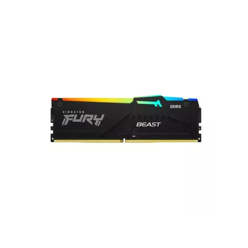 Kingston - Memoria RAM DDR5 16GB 5600 FBeast RGB con Tecnología CL40 DIMM