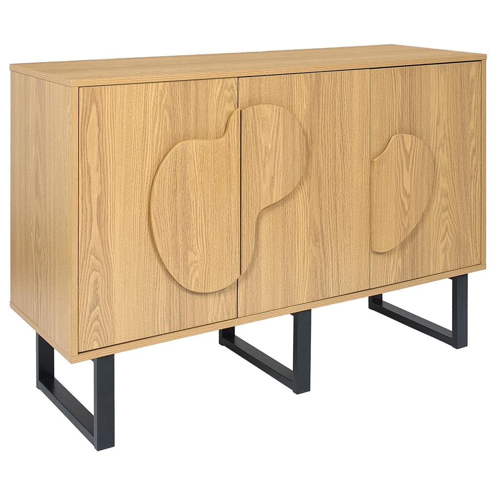 Home Deco Factory Aparador 3 Puertas Calypso Colección Contemporain 120x40 cm