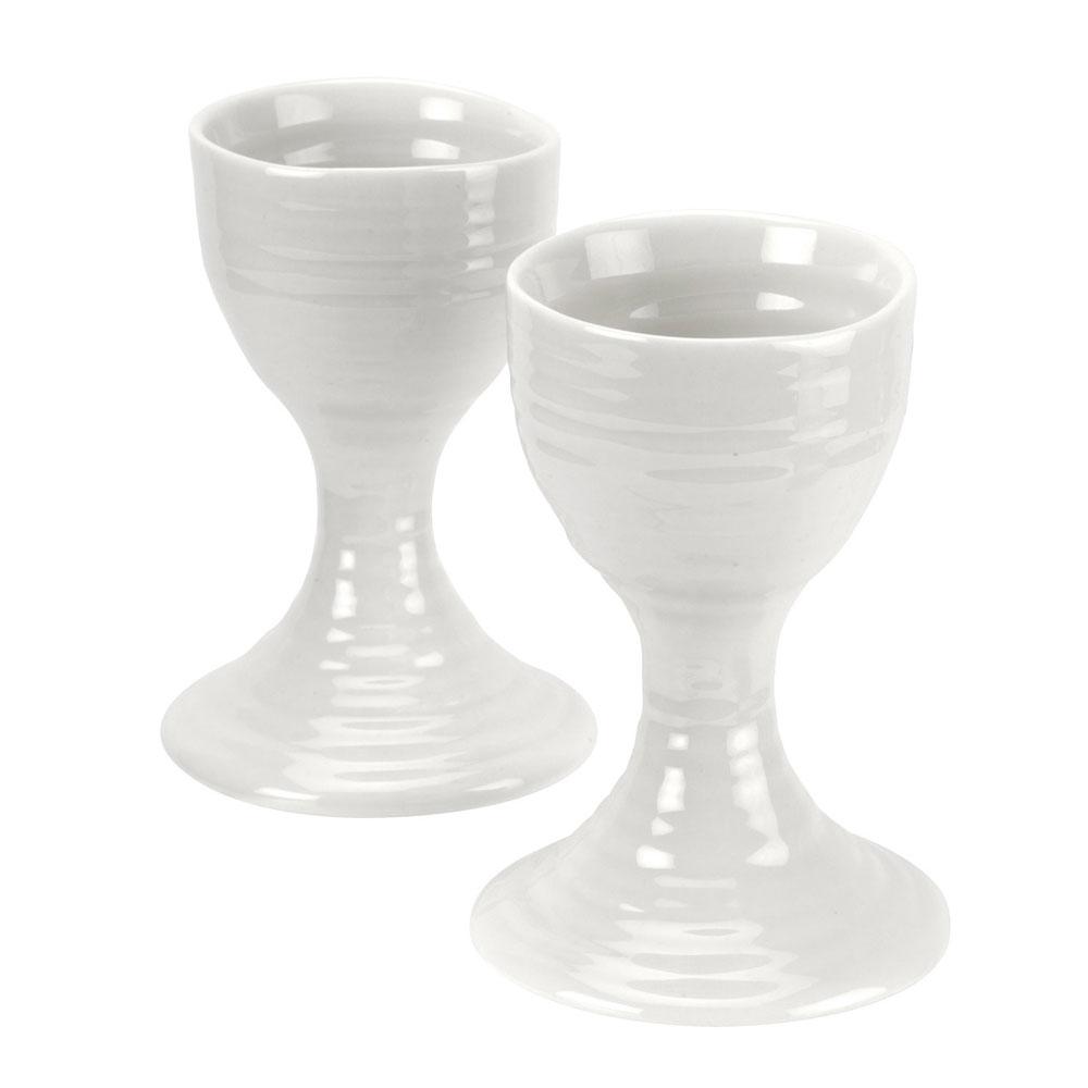Portmeirion Set 2 Hueveras Sophie Conran Colección, apto para horno 200ºC, microondas y lavavajillas, altura 9 cm