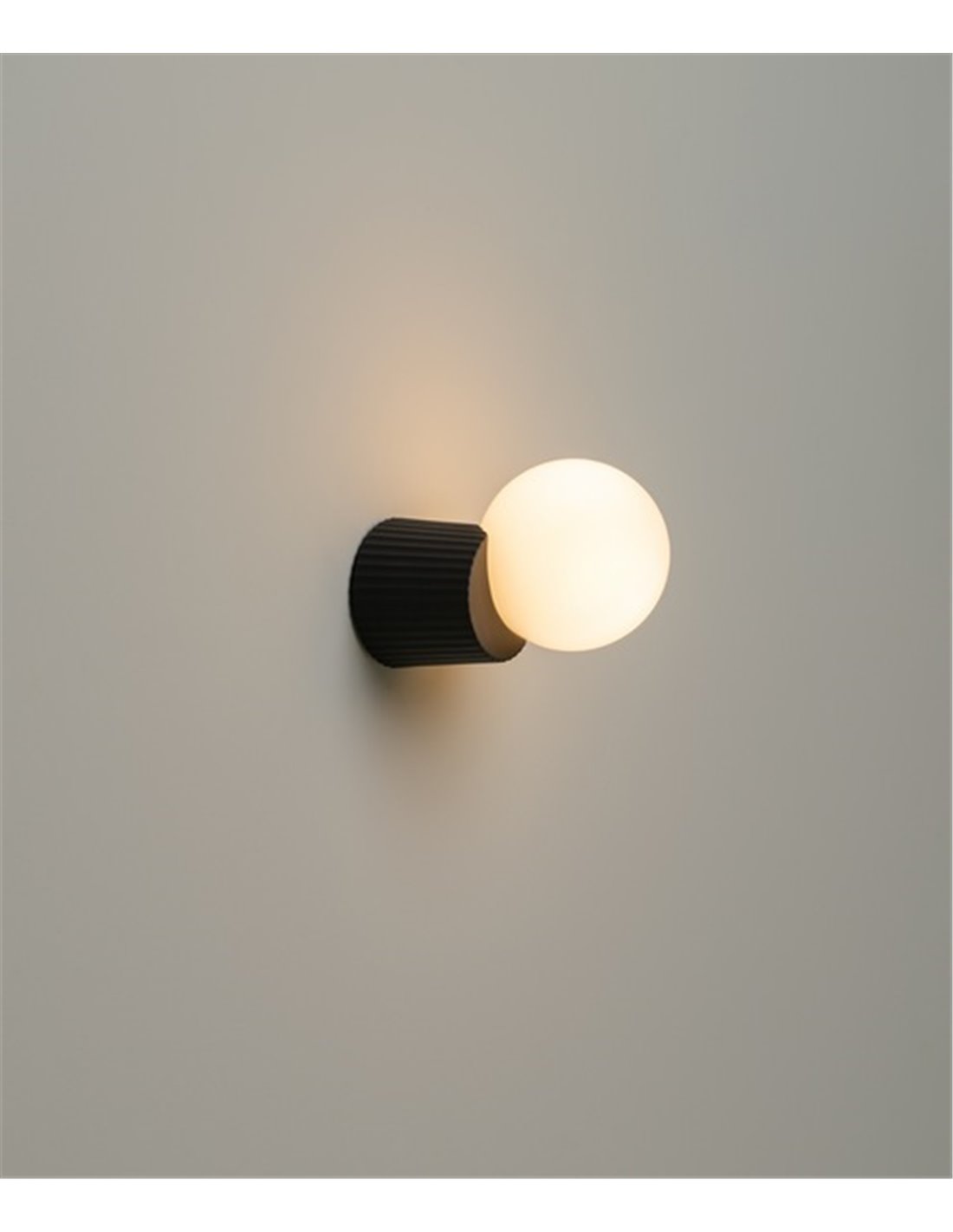 Lámpara de pared/techo Land - Milan - Lámpara de cerámica y vidrio soplado