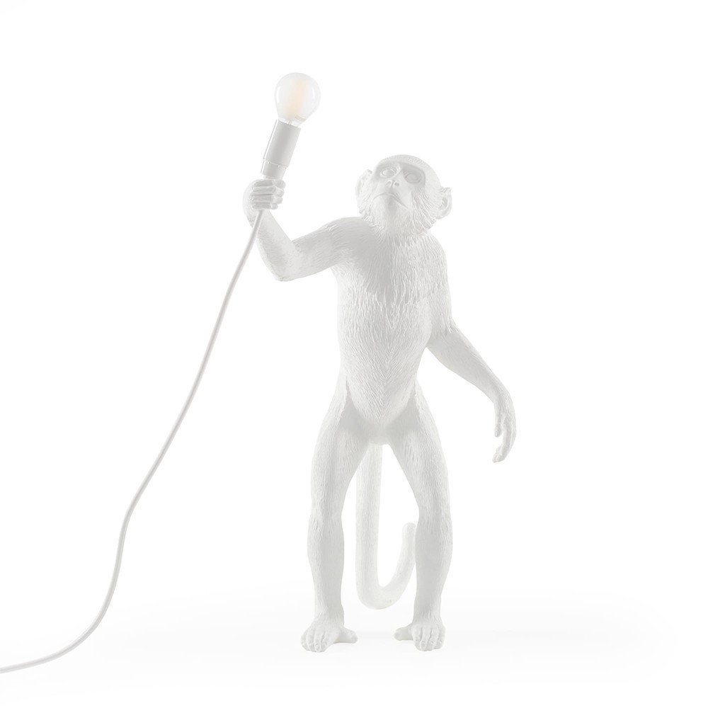 The Monkey Standing white Seletti