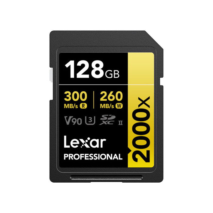 LEXAR SDXC 2000X UHS-II V90 128GB TARJETA MEMORIA
