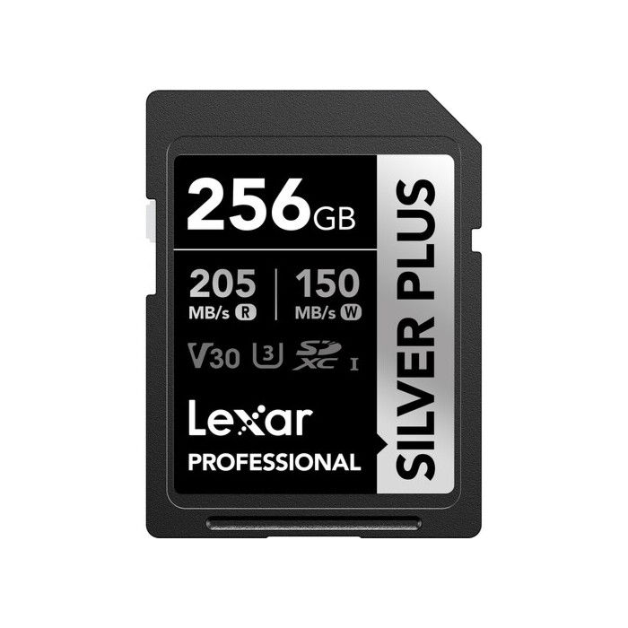 LEXAR SD SILVER PLUS 256GB UHS-1 V30 TARJETA MEMORIA