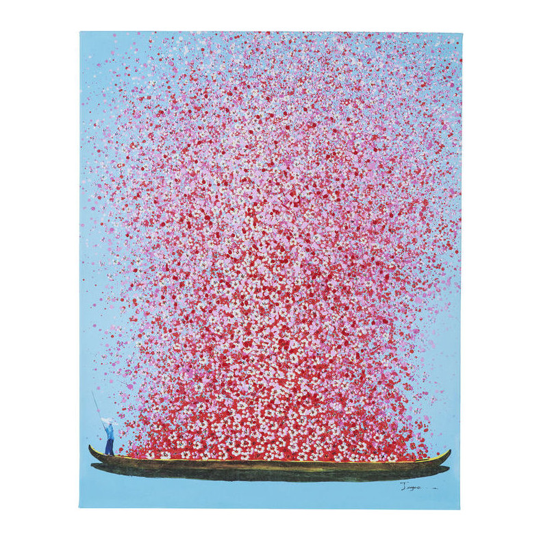 LIENZO FLOWER BOAT 100X80CM
