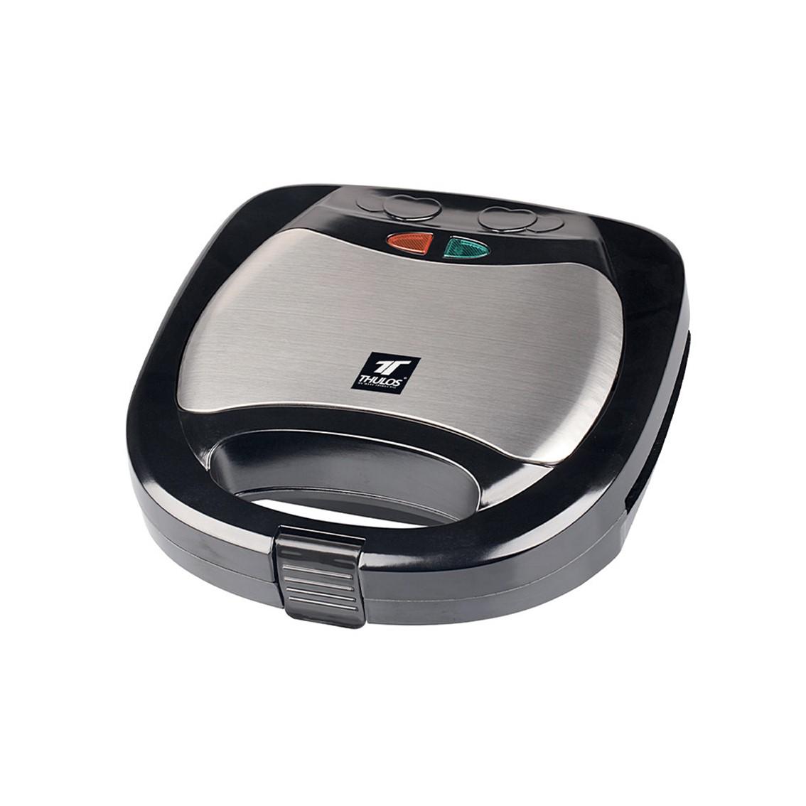 Thulos Sandwichera TH-SW12 750W 2 Cavidades Antiadherentes, Luz Indicadora, Pies Antideslizantes