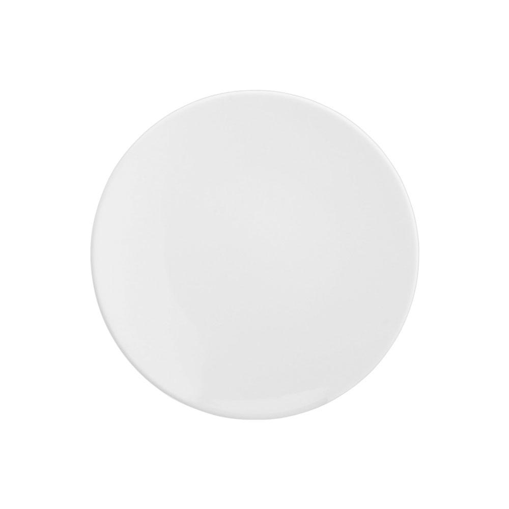 Avet Plato Postre 20 cm, 6 Unidades, Colección Coupe, Borde Reforzado, Apto Lavavajillas, Microondas y Congelador