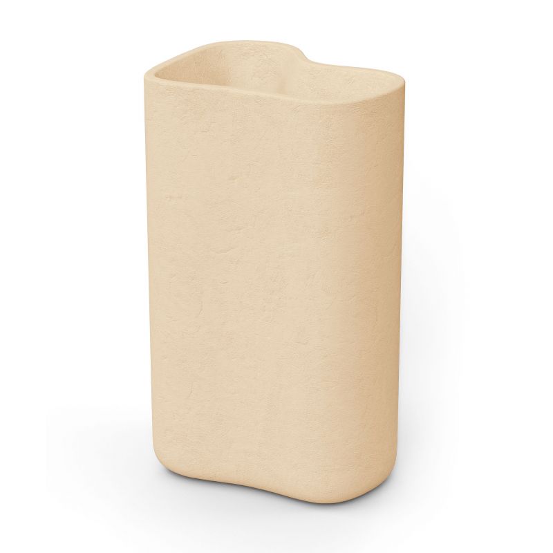 Maceta alta Milos con doble pared