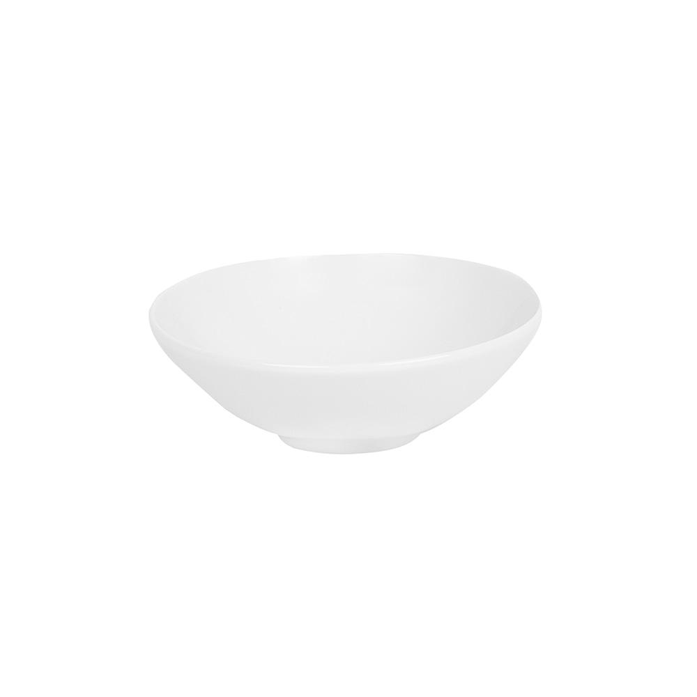 Avet Bol de Porcelana Colección Bianca, 15 cm de Diámetro x 5 cm de Altura, Set de 2 Unidades