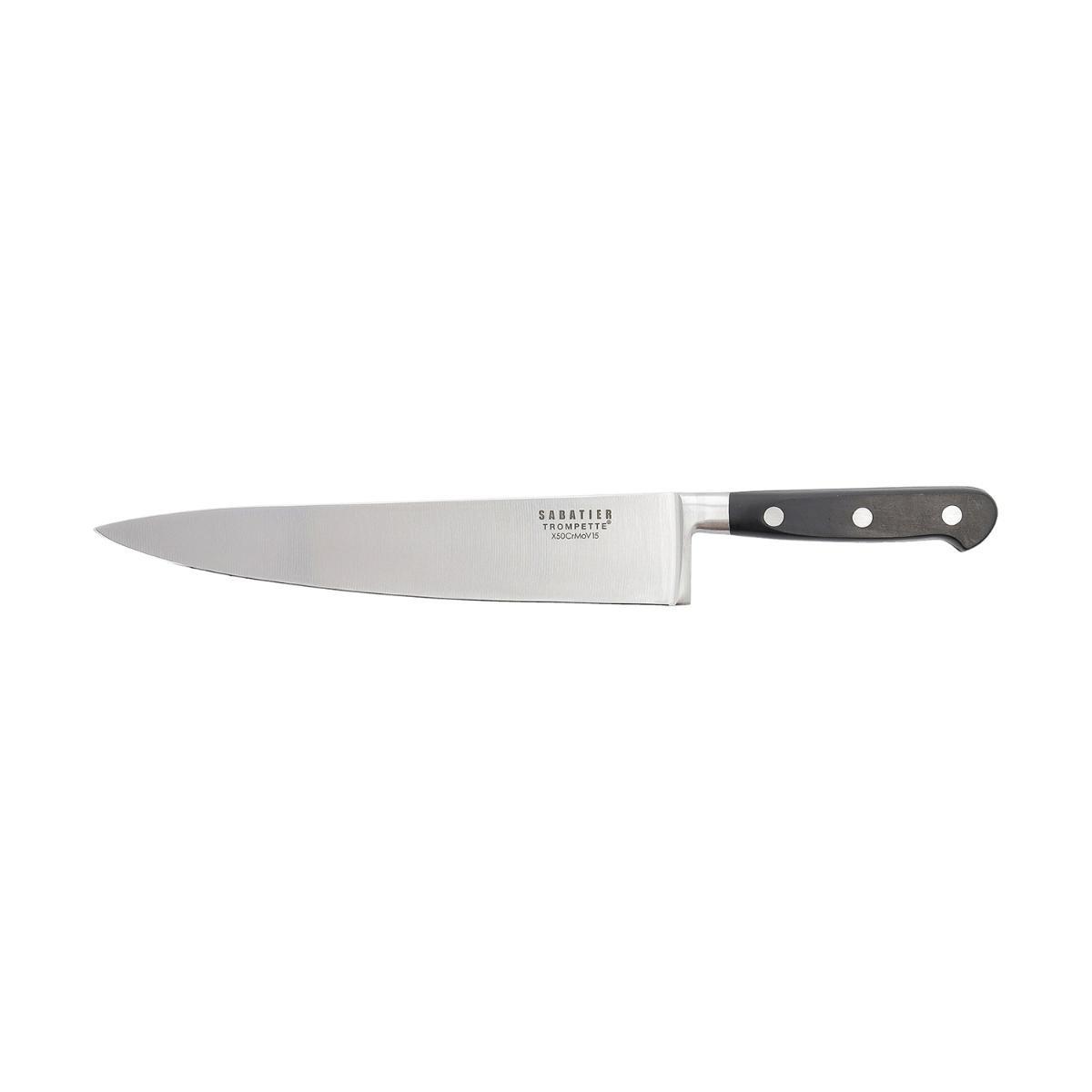 Sabatier Origin Cuchillo Chef 25 cm, Acero Mov, Extra-afilado, Mango ergonómico, Garantía 25 años, 6 Unidades
