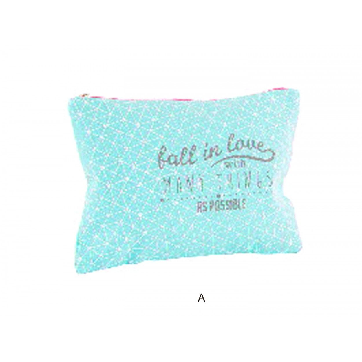 Neceser de Poliéster, con Frase Motivadora/Positiva. Diseño Juvenil, con estilo Moderno - Hogar y Más