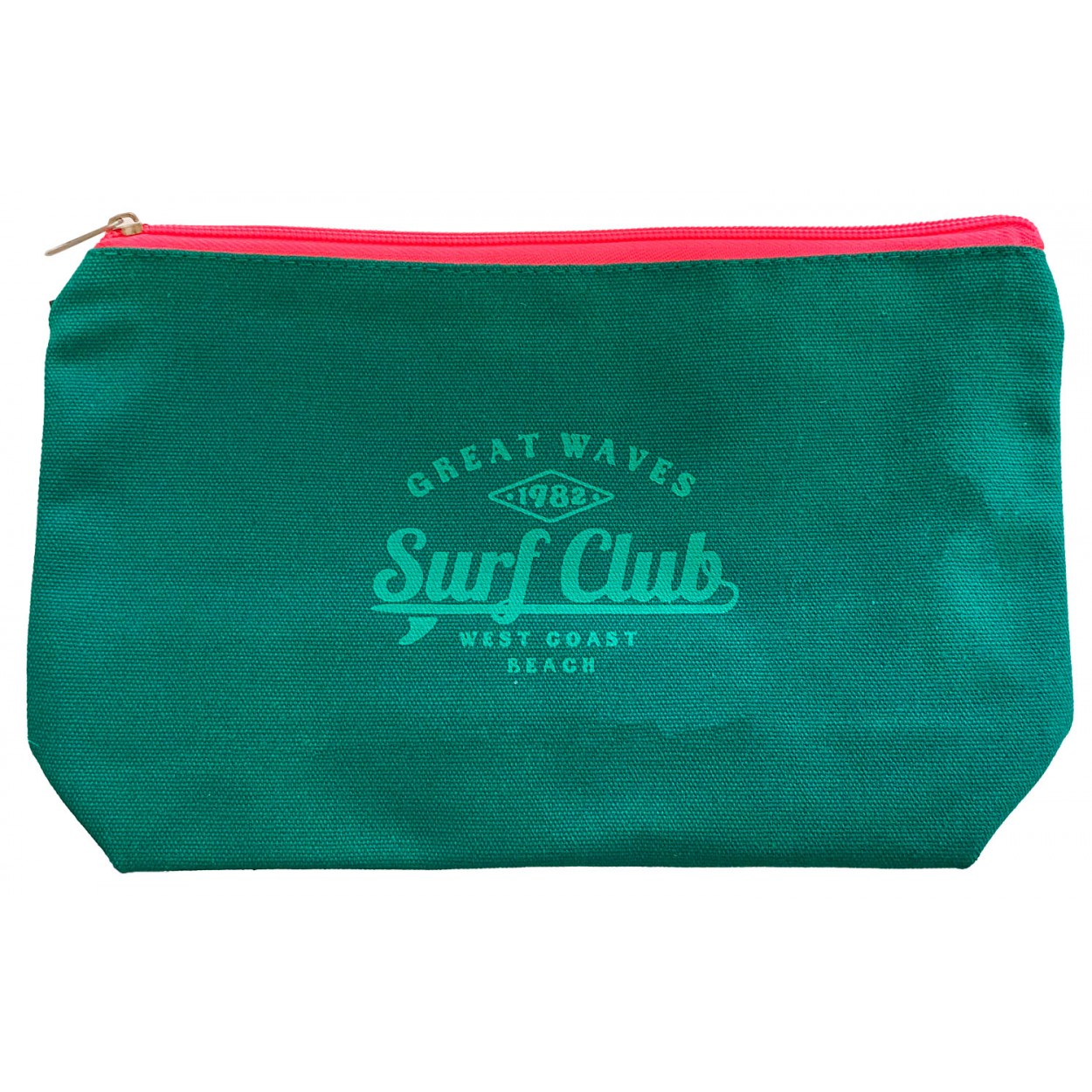 NECESER DE VIAJE PLANO ALOHA CON CREMALLERA 27X6X17CM