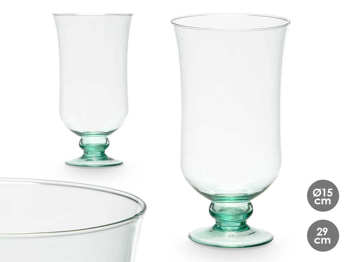 Giftdecor Copa de Vidrio Reciclado Transparente 15x29 cm (6 Unidades)