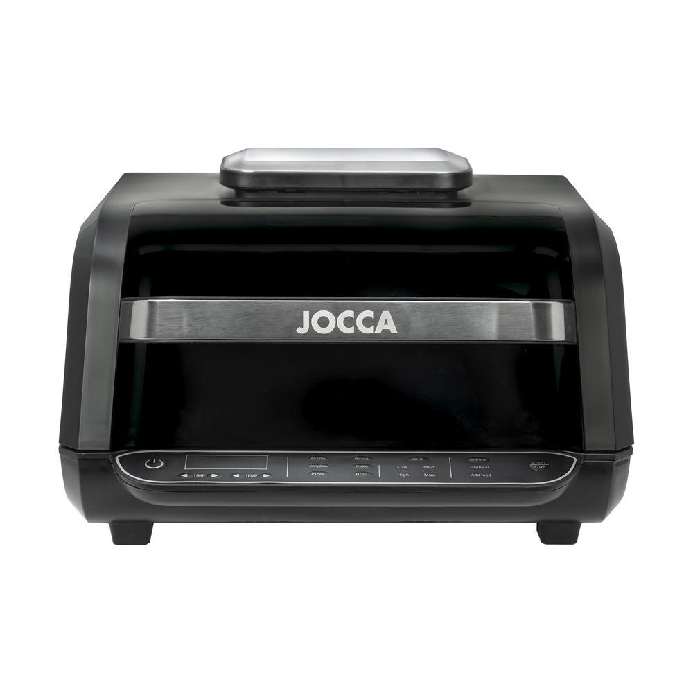 Jocca Freidora de Aire Digital Multifuncional 7L 1700W con 8 Programas, Pantalla LED Táctil y Accesorios Incluidos
