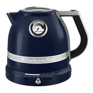 Kitchenaid 5KEK1522 EIB Hervidor de Agua 1,5 Litros Azul Tinta, Pared Dual y Tabla de Temperaturas