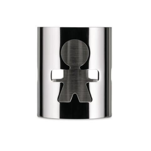 Alessi AKK10 M GIROTONDO Servilletero Hombre Acero Inoxidable 18/10 Diseño Homenos